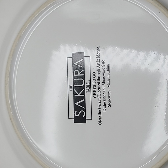 Sakura Table Chefs to Go Set of 4  Dessert Plates with Different Chefs - Picture 7 of 7